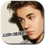 justin bieber lyrics android application logo